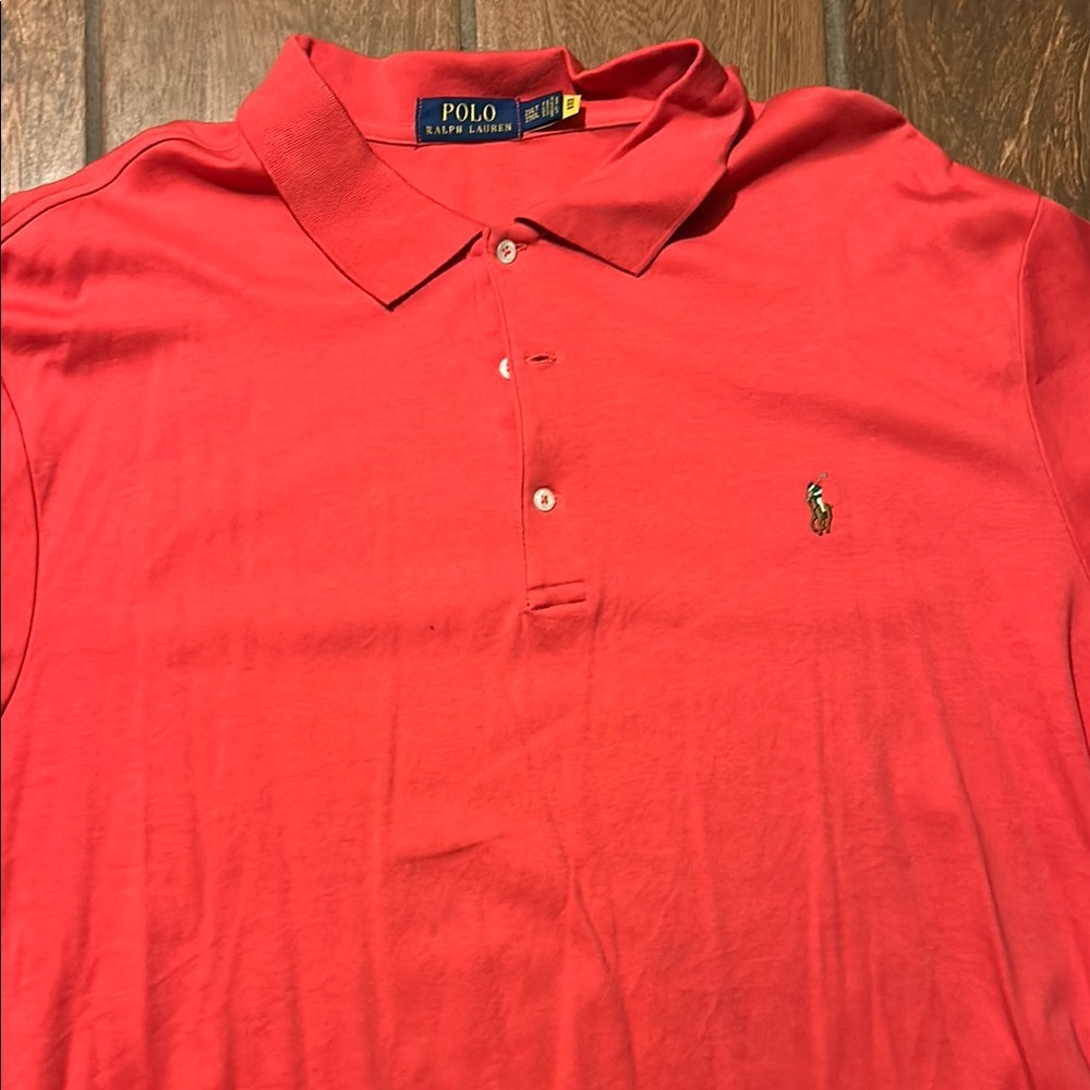 Polo by Ralph Lauren Salmon Pink Classic Polo Shirt